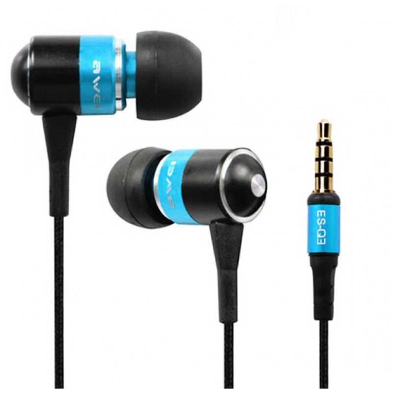 Навушники Awei ES-Q3 Blue