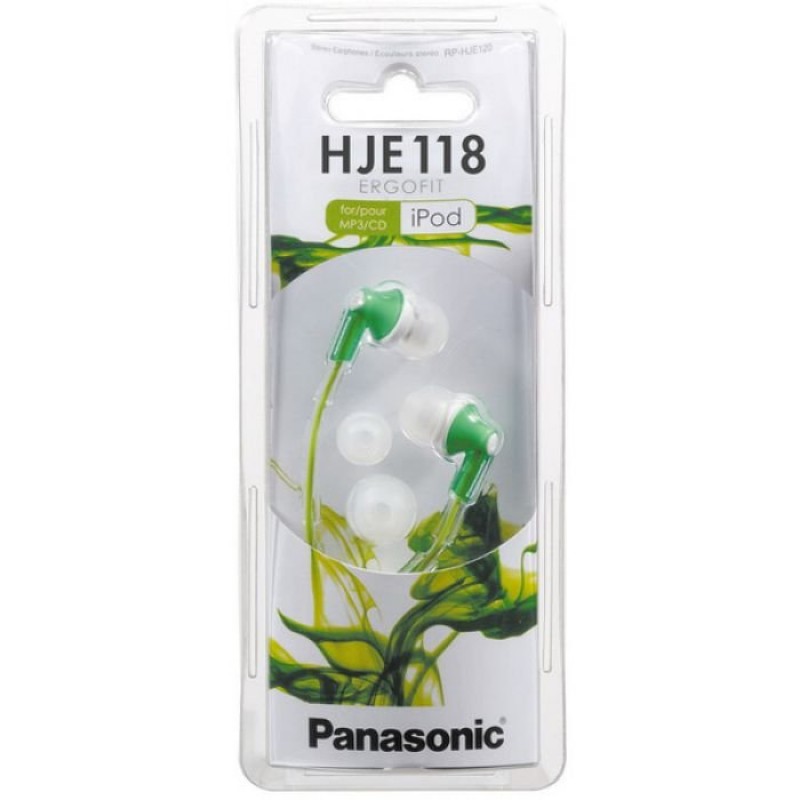 Навушники Panasonic RP-HJE118 Green
