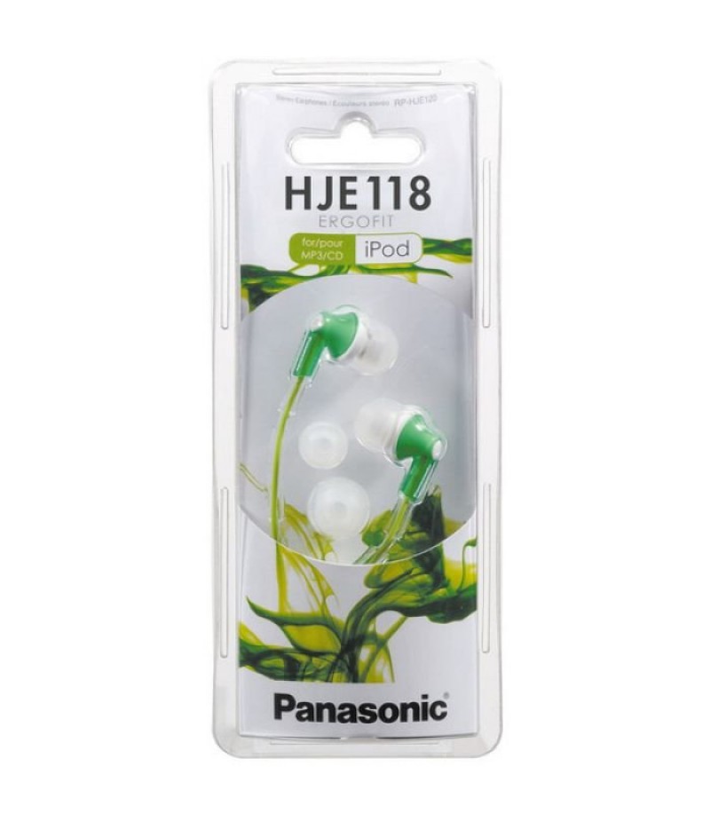 Наушники Panasonic RP-HJE118 Green
