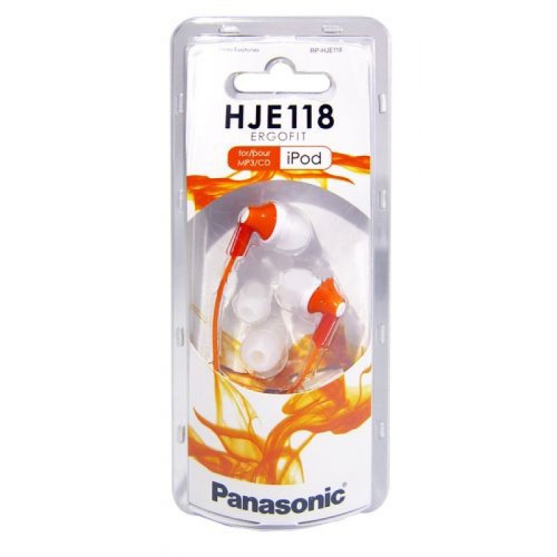 Навушники Panasonic RP-HJE118 Orange