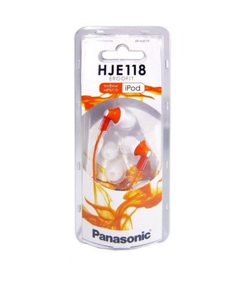 Наушники Panasonic RP-HJE118 Orange