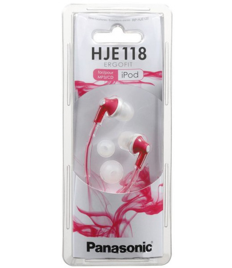 Наушники Panasonic RP-HJE118 Pink