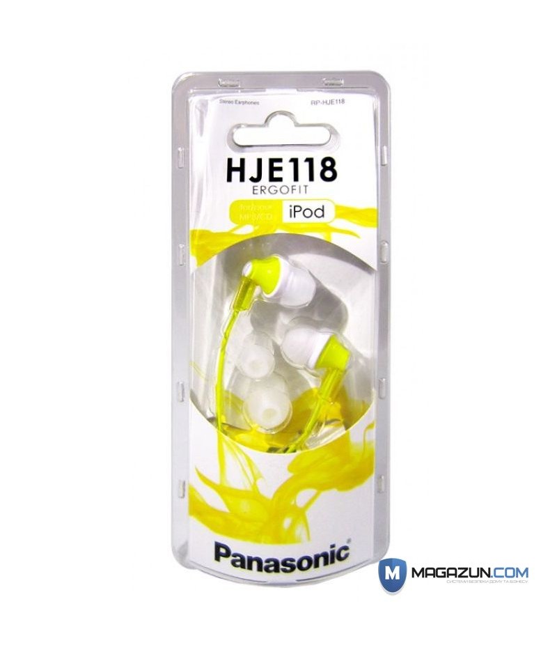Навушники Panasonic RP-HJE118 Yellow