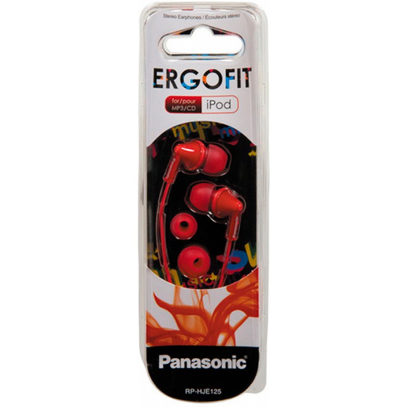 Наушники Panasonic RP-HJE125 Red