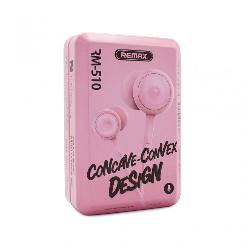 Наушники Remax RM-510 Earphone Pink