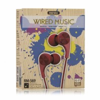 Наушники Remax RM-569 Wire Red