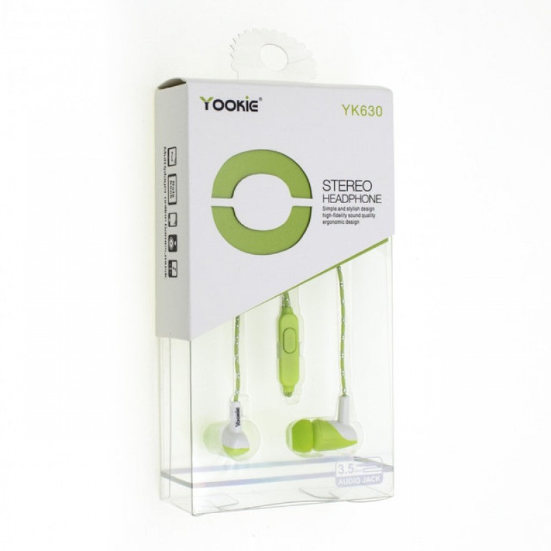 Навушники Yookie YK630 Green