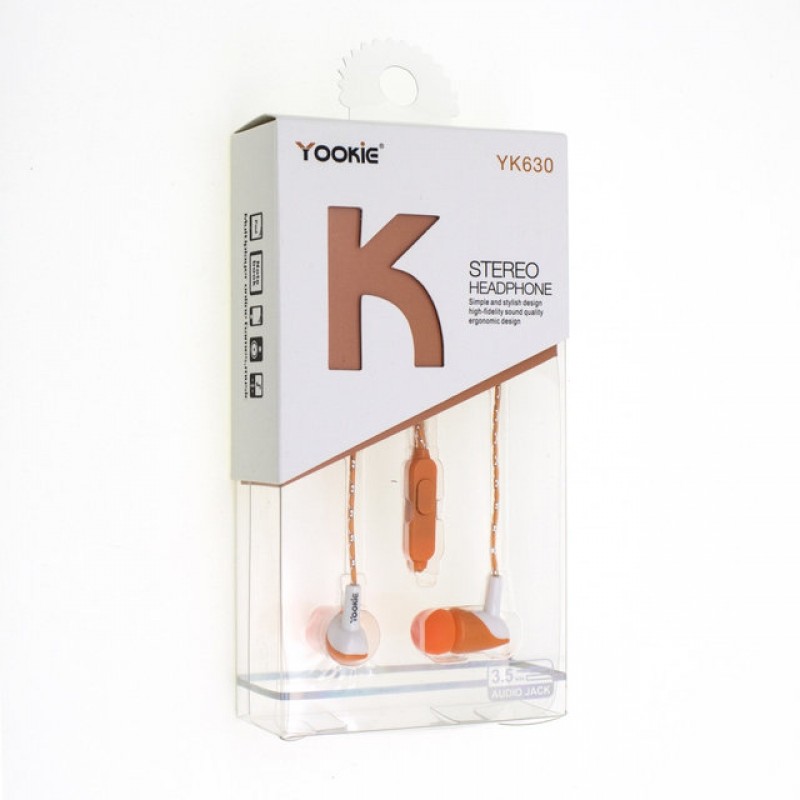 Наушники Yookie YK630 Orange