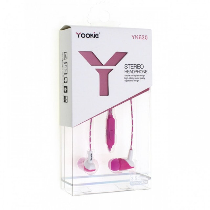 Навушники Yookie YK630 Pink