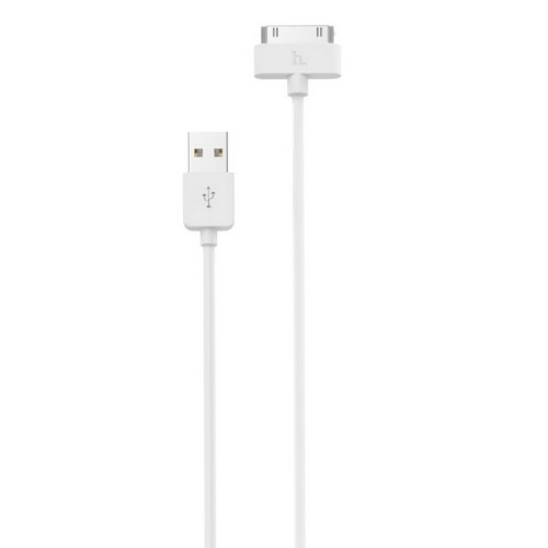 USB кабель Hoco X1 for iPhone 4 (30pin) White