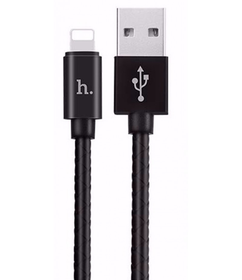USB кабель Hoco U7 Pandora 0.5m Lightning black