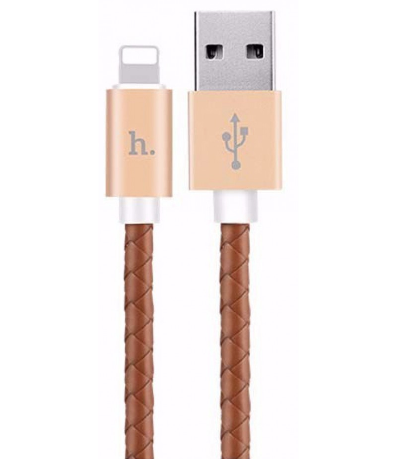 USB кабель Hoco U7 Pandora 0.5m Lightning brown