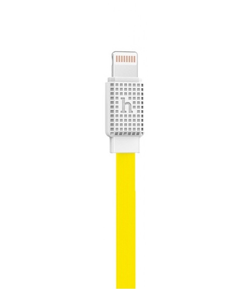 USB кабель Hoco UPL18 Waffle Lightning 1.2m Yellow