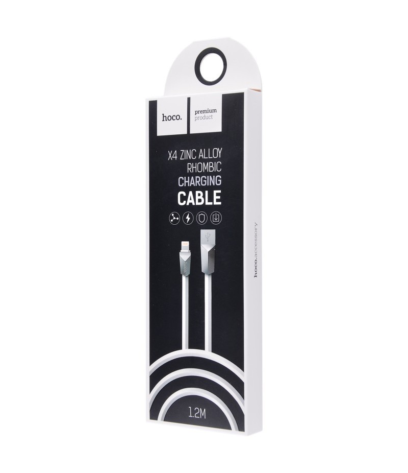Usb cable Hoco X4 Lightning 1,2m white