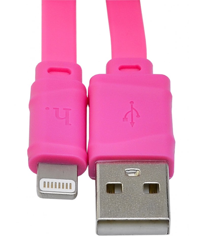Usb cable Hoco X5 Bamboo Lightning 1m Pink