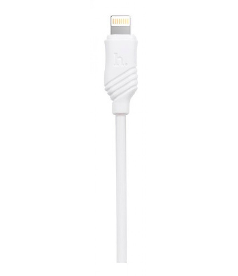 USB кабель Hoco X6 Khaki lightning 1m White