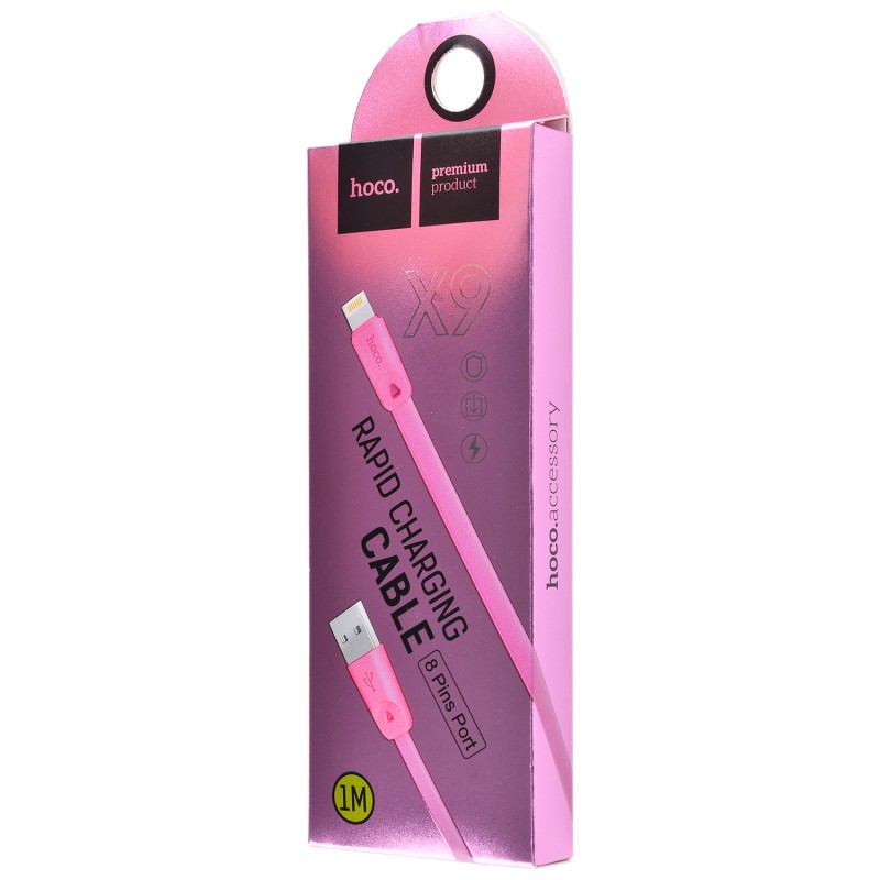 USB кабель Hoco X9 Lightning 2m Pink