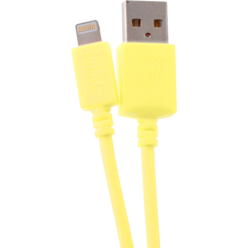 USB кабель Inkax CK-08 Lightning 2m Yellow
