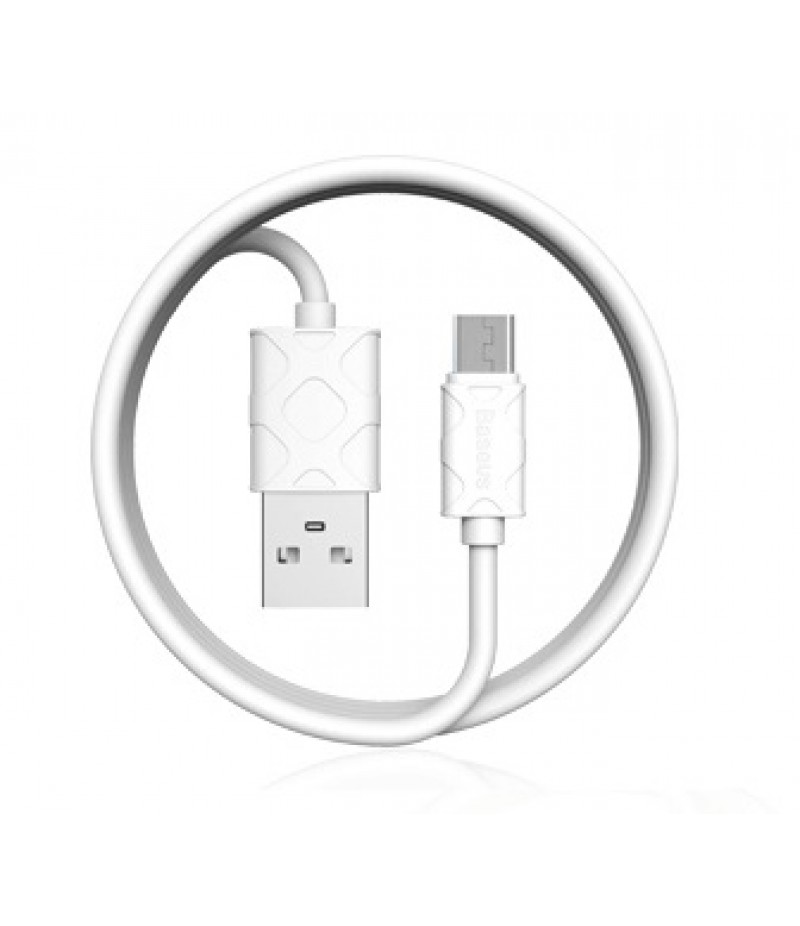 USB кабель Baseus Yaven microUSB 1m White