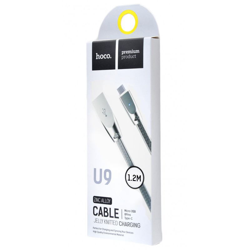 Usb cable Hoco U9 Micro-USB 1.2m silver