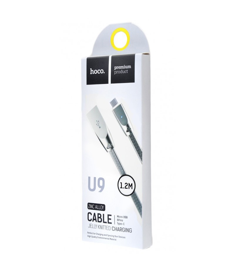 Usb cable Hoco U9 Micro-USB 1.2m silver