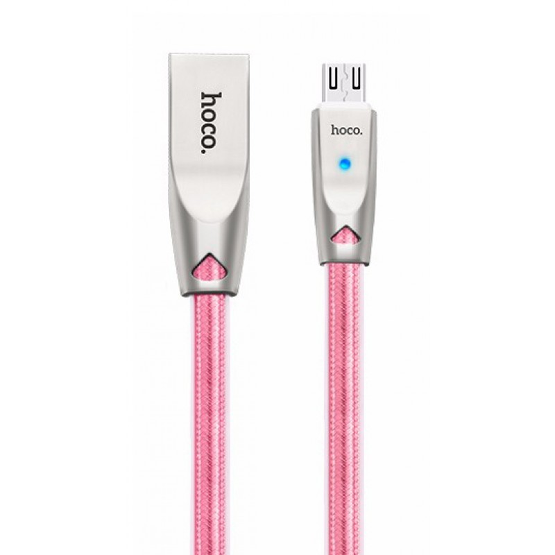 Usb cable Hoco U9 Micro-USB 2m pink