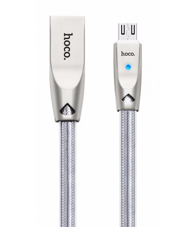 Usb cable Hoco U9 Micro-USB 2m silver