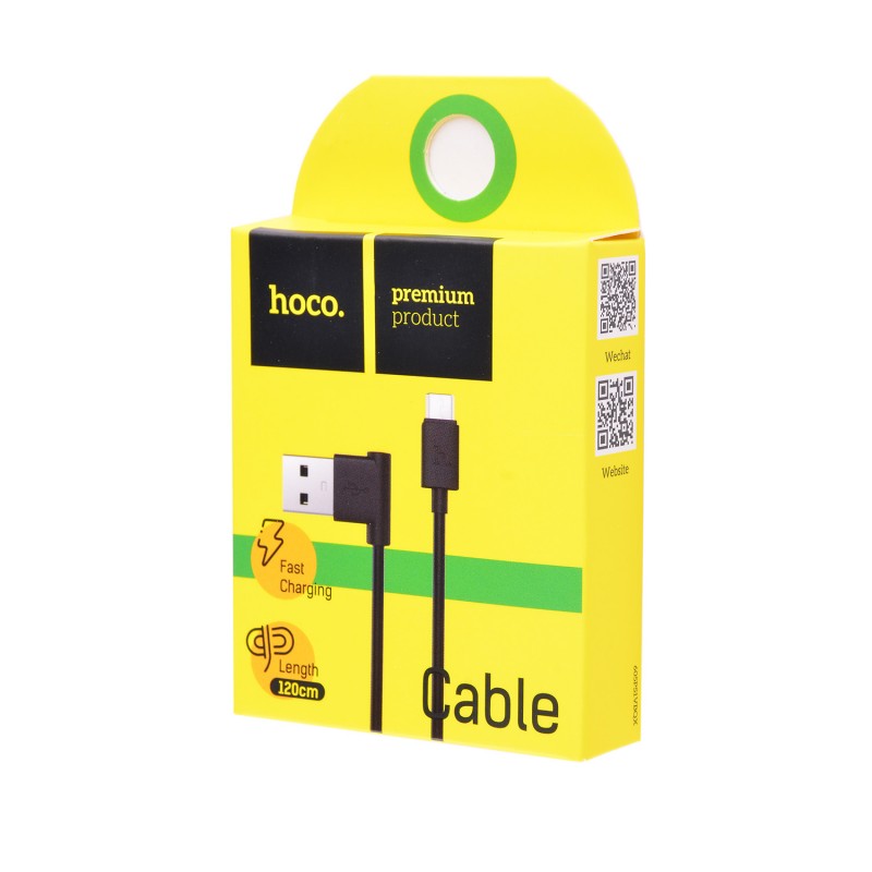 USB кабель Hoco UPM10 microUSB 1,2m black