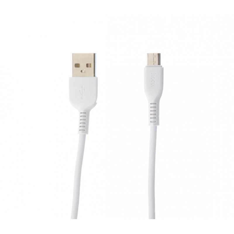 Кабель USB Hoco X13 Micro-USB 3m White