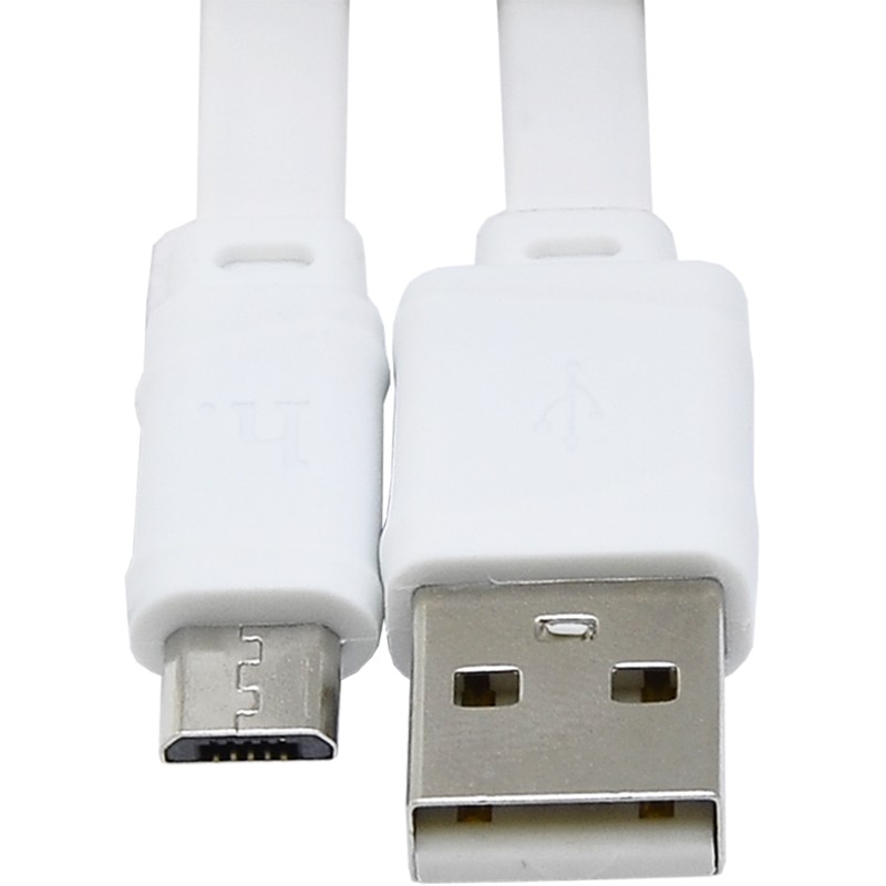 USB кабель Hoco X5 Bamboo microUSB 1m White