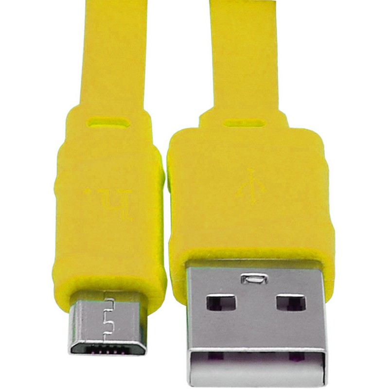 USB кабель Hoco X5 Bamboo microUSB 1m Yellow