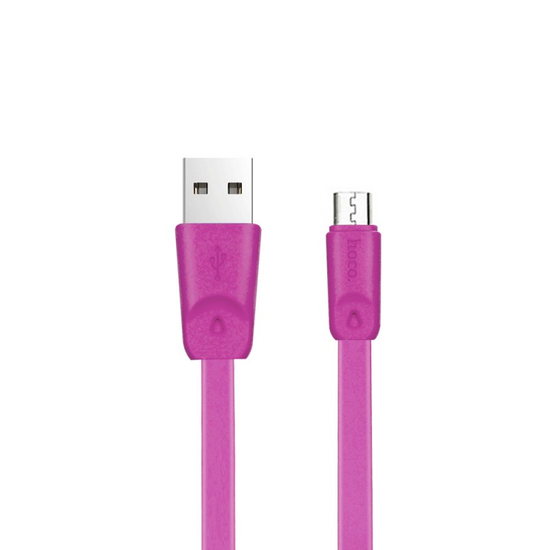 USB кабель Hoco X9 Rapid Charger Cable microUSB 1m Pink