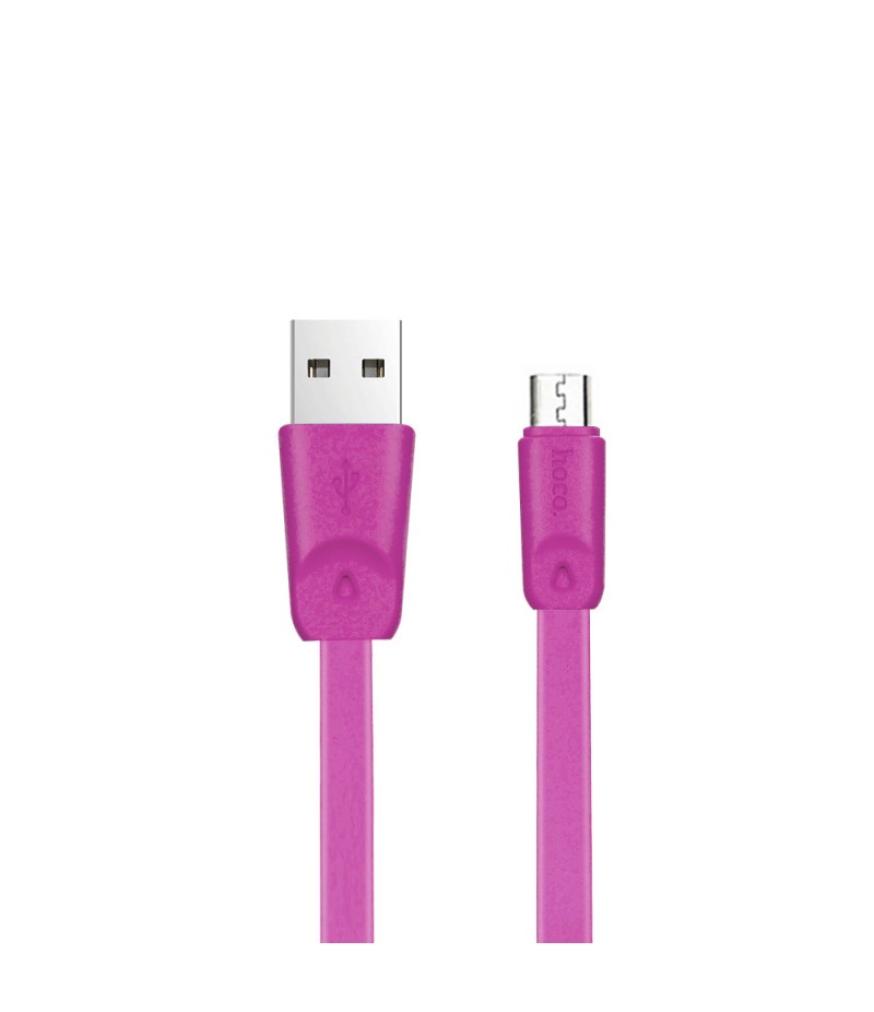 USB кабель Hoco X9 Rapid Charger Cable microUSB 1m Pink
