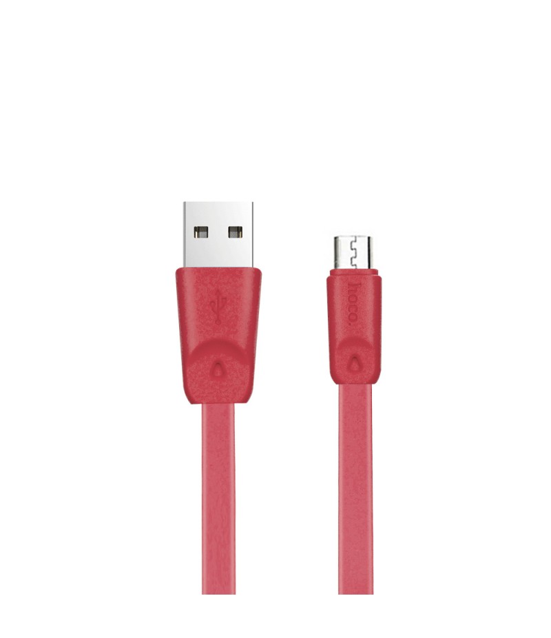 USB кабель Hoco X9 Rapid Charger Cable microUSB 1m Red