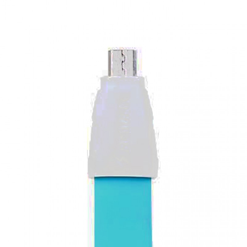 USB кабель Remax RC-011i Full Speed 2 microUSB 1m Blue