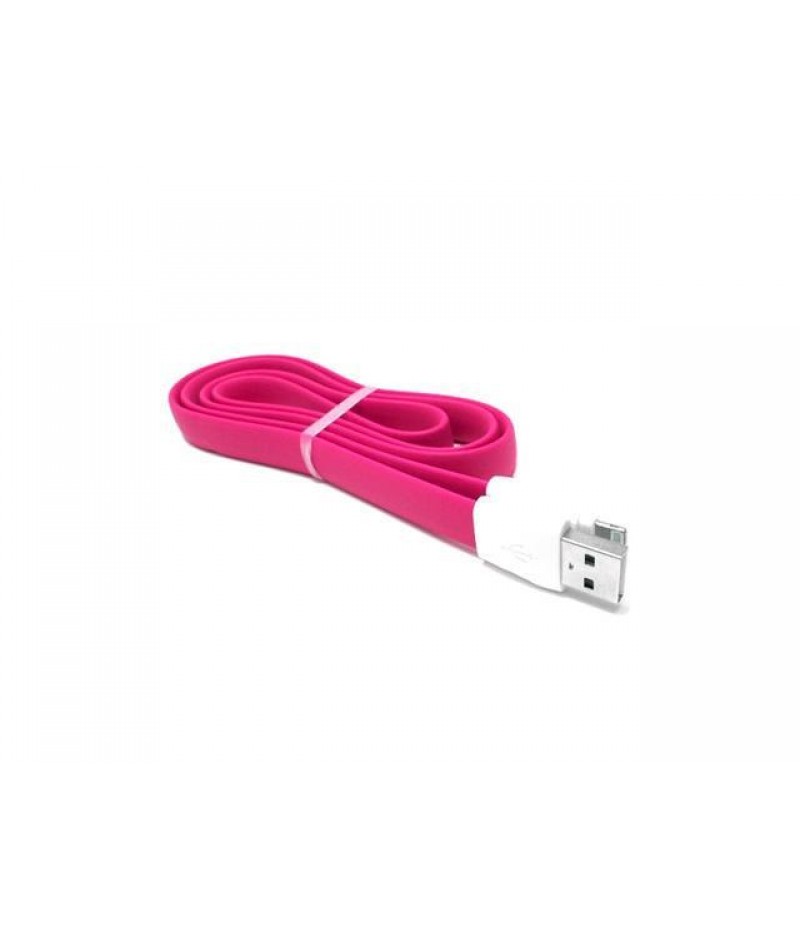 USB кабель Remax RC-011i Full Speed 2 microUSB 1m Pink