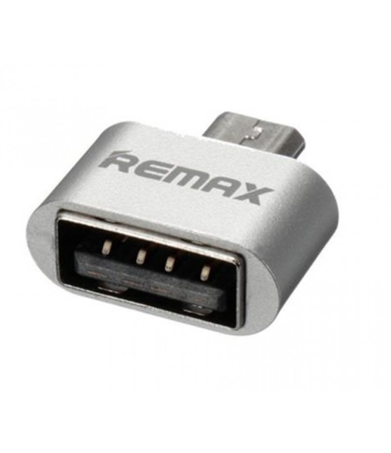 OTG перехідник Remax MicroUSB/USB Silver