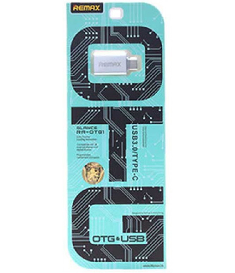 OTG переходник Remax Type-C/USB Silver