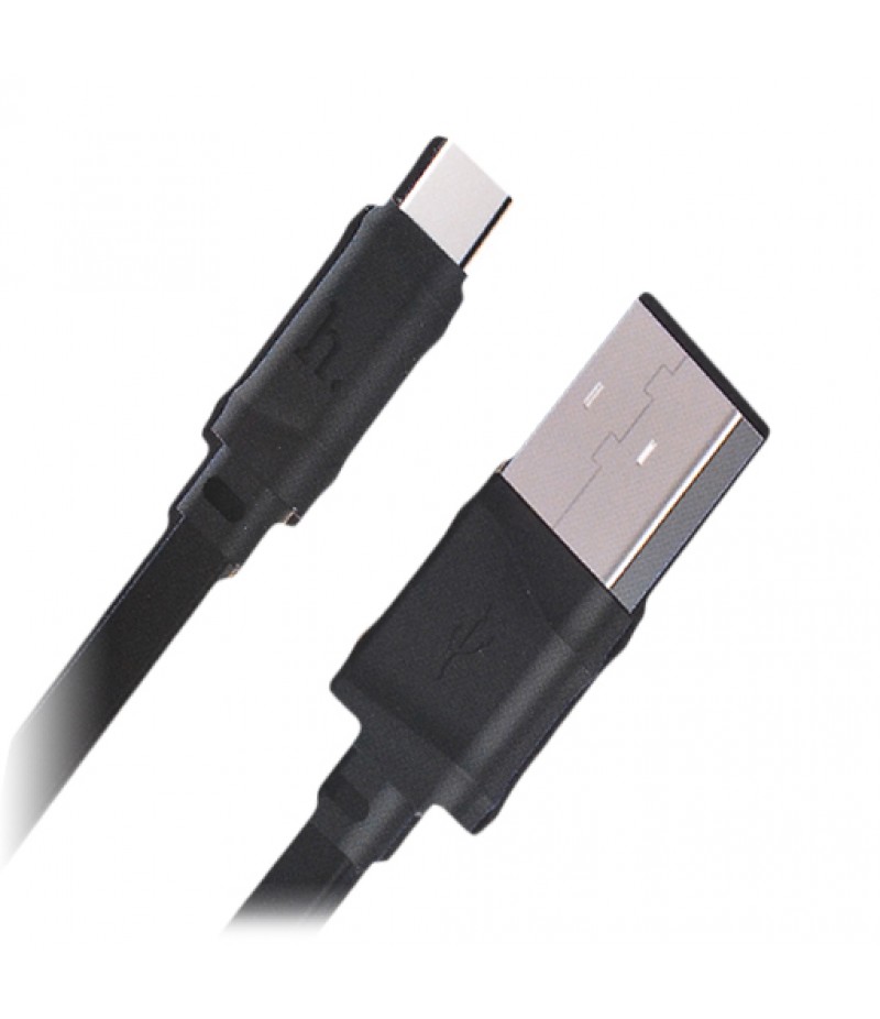 USB кабель Hoco X5 Bamboo Type-C 1.0m Black