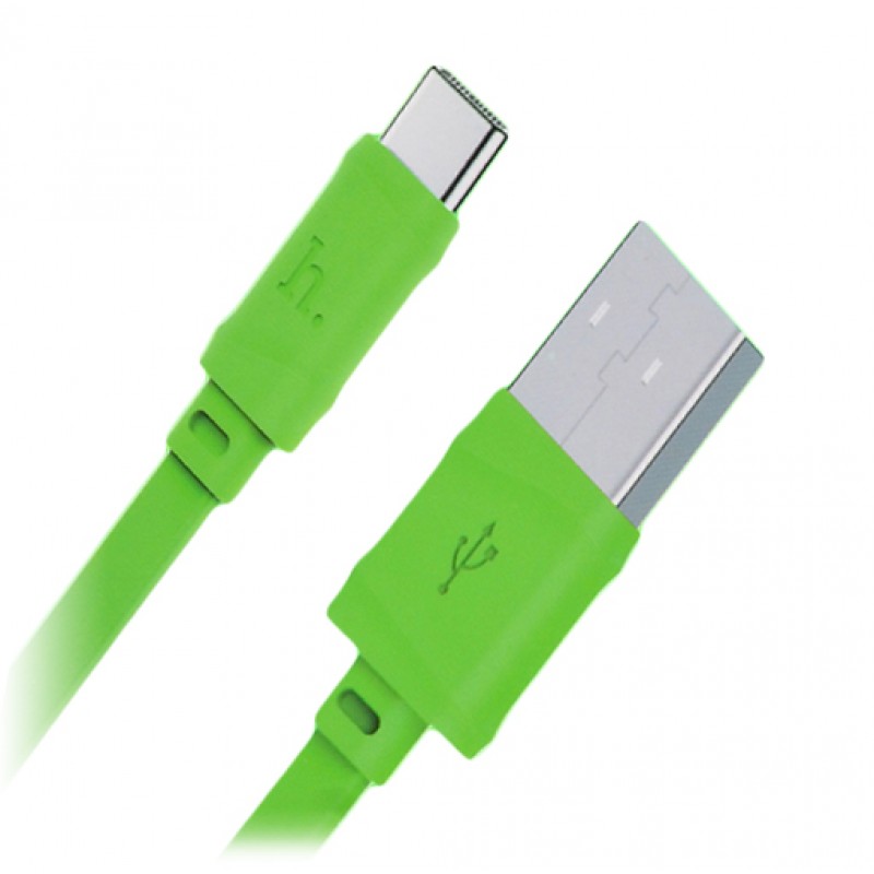 USB кабель Hoco X5 Bamboo Type-C 1.0m Green
