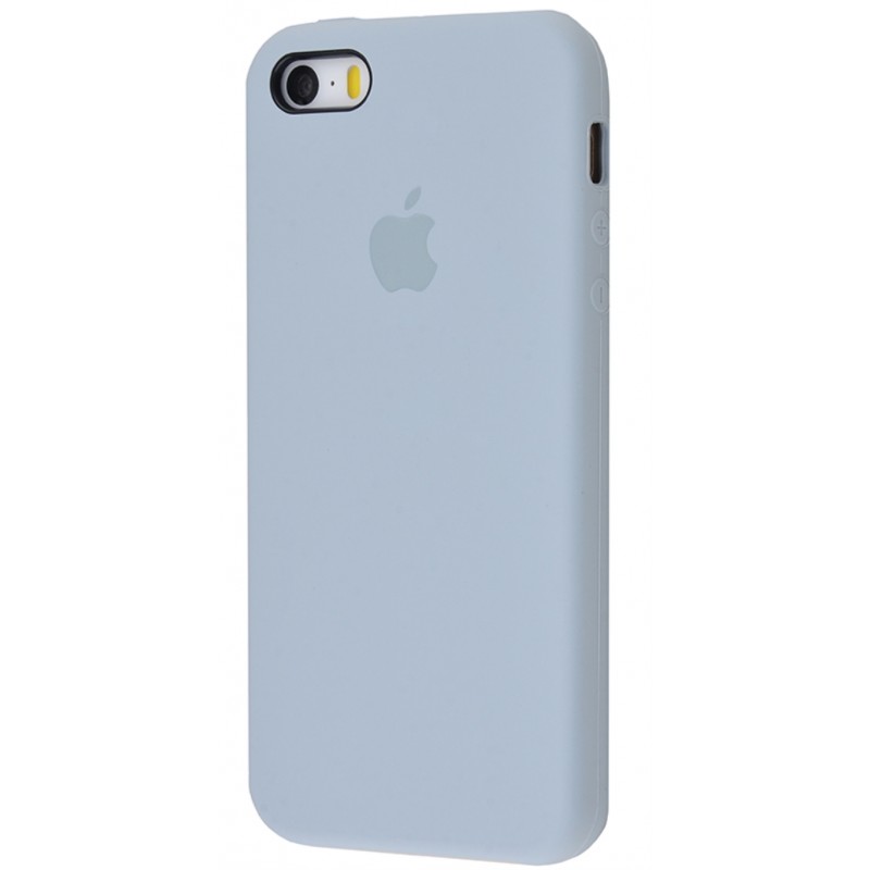Original Silicone Case (Copy) for IPhone 5/5s/SE Grey Blue