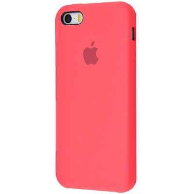  Original Silicone Case (Copy) for IPhone 5/5s/SE Pink Orange 