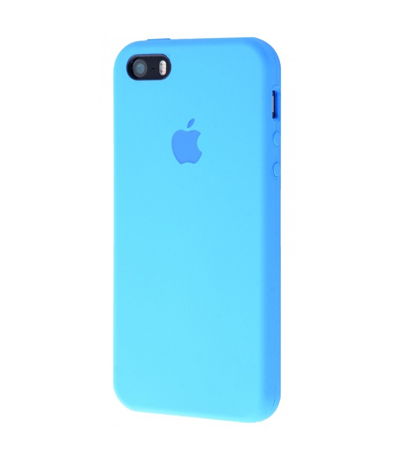 Original silicone case для IPhone 5/5s/SE blue