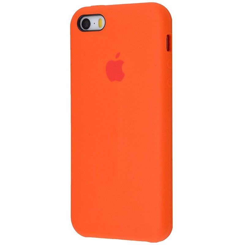 Original silicone case для IPhone 5/5s/SE orange