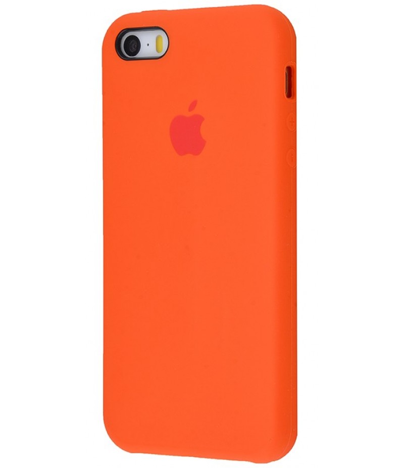 Original silicone case для IPhone 5/5s/SE orange