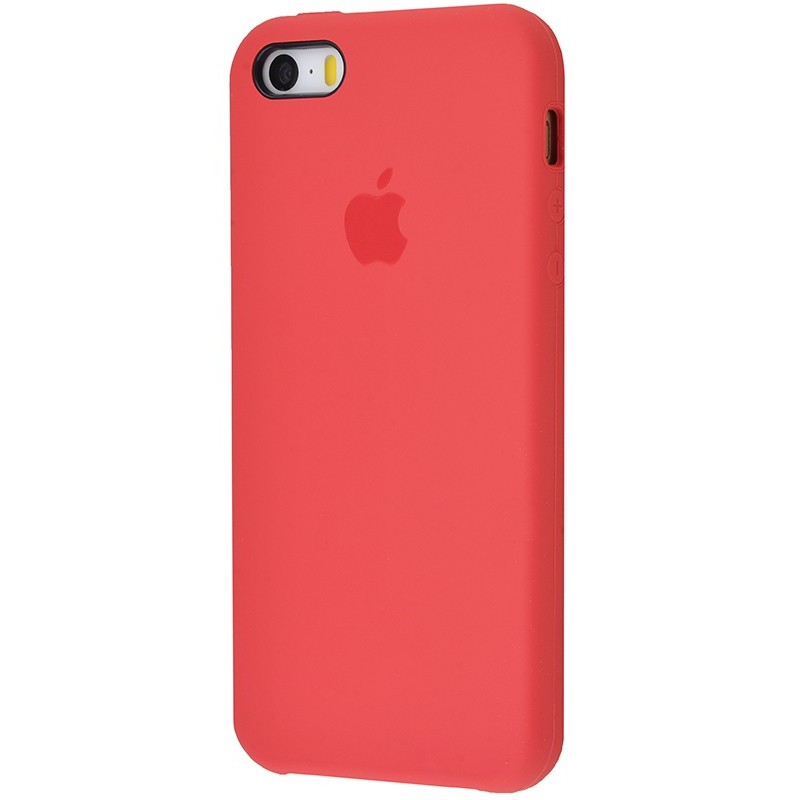 Original silicone case для IPhone 5/5s/SE red
