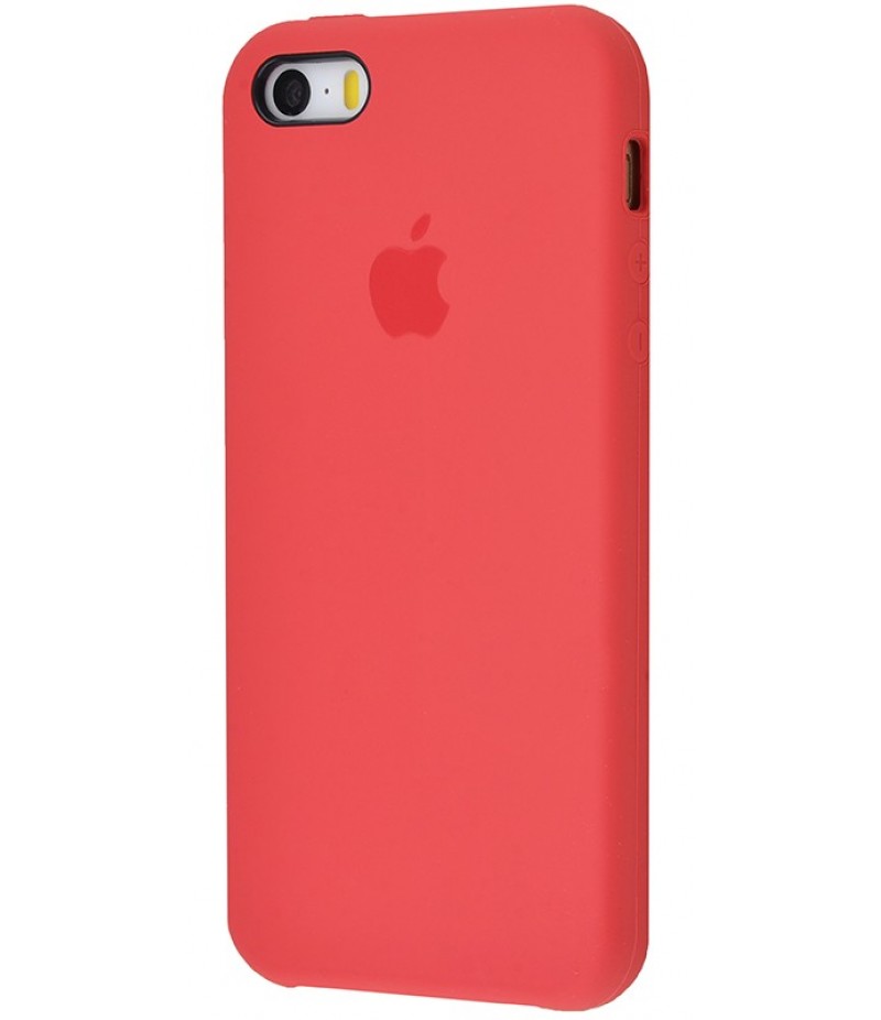 Original silicone case для IPhone 5/5s/SE red