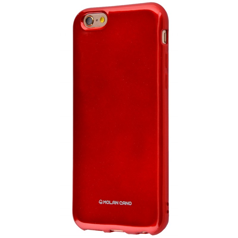 Molan Cano Glossy Jelly Case iPhone 6/6s Bordo