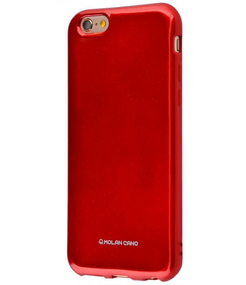 Molan Cano Glossy Jelly Case iPhone 6/6s Bordo