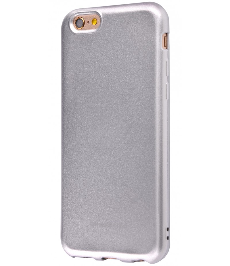Molan Cano Glossy Jelly Case iPhone 6/6s Silver